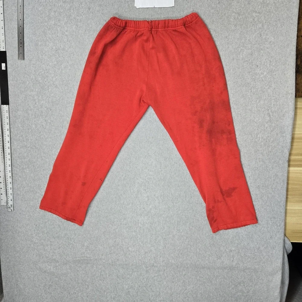VINTAGE San Francisco 49ers Boys Sweatpants L Red JACQE 90s USA READ